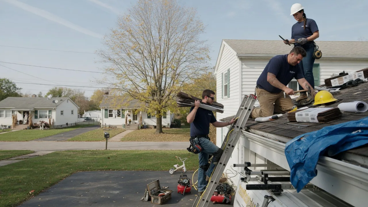 Local Roofing Contractors in Evansville, IL near me